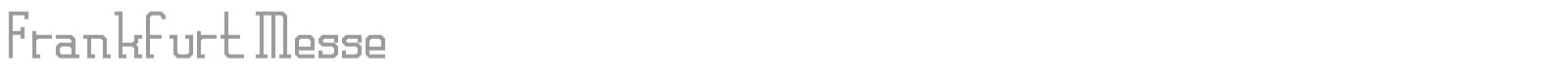 Frankfurt Messe font preview